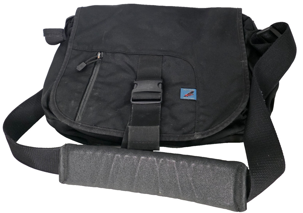 Tom Bihn Black Large Messenger Laptop Bag Made USA Retired